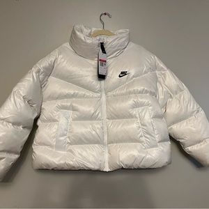 Nike Sportswear Therma-Fit Hooded Jacket White DH4079-100 Women’s Large